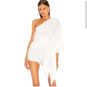 Revolve Michael Costello Liesel White Romper size small